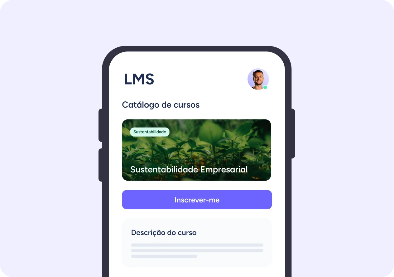 Sesame Learning em dispositivo móvel