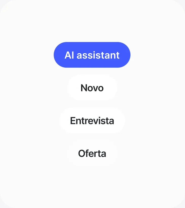 Assistente de IA para recrutamento na Sesame HR