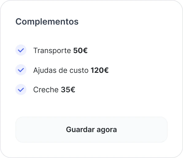 Complementos salariais