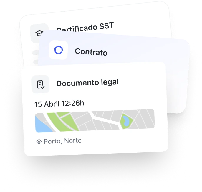 Documentos do onboarding arquivados na Sesame