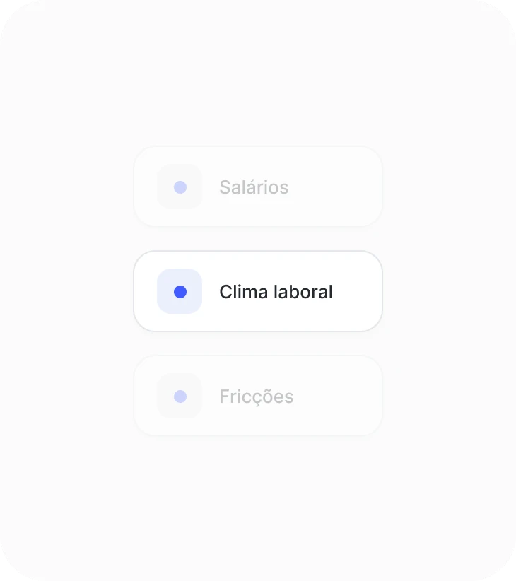 Seletor de clima laboral