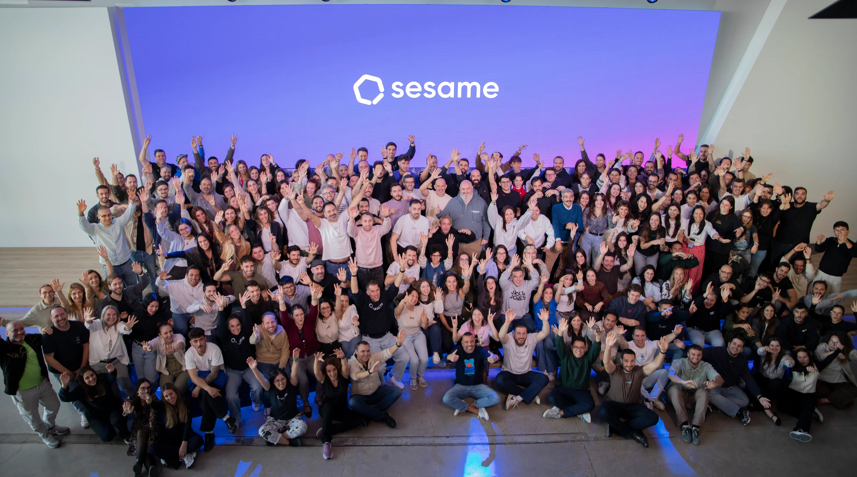 A equipa da Sesame HR ao completo