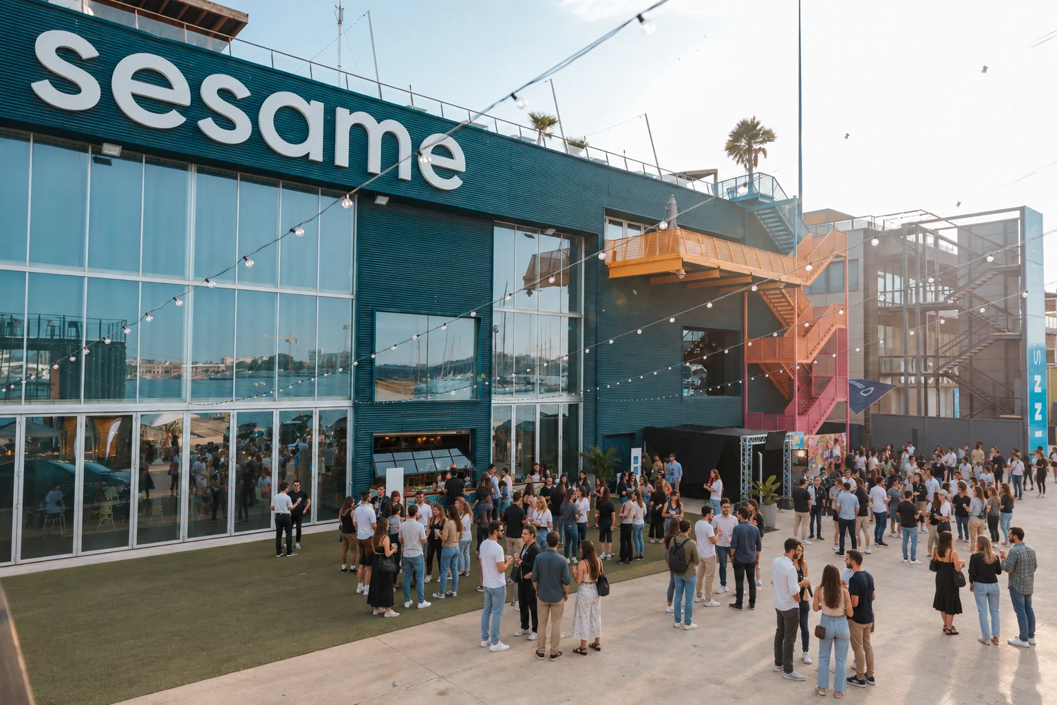 Os escritórios da Sesame HR durante um evento com toda a equipa
